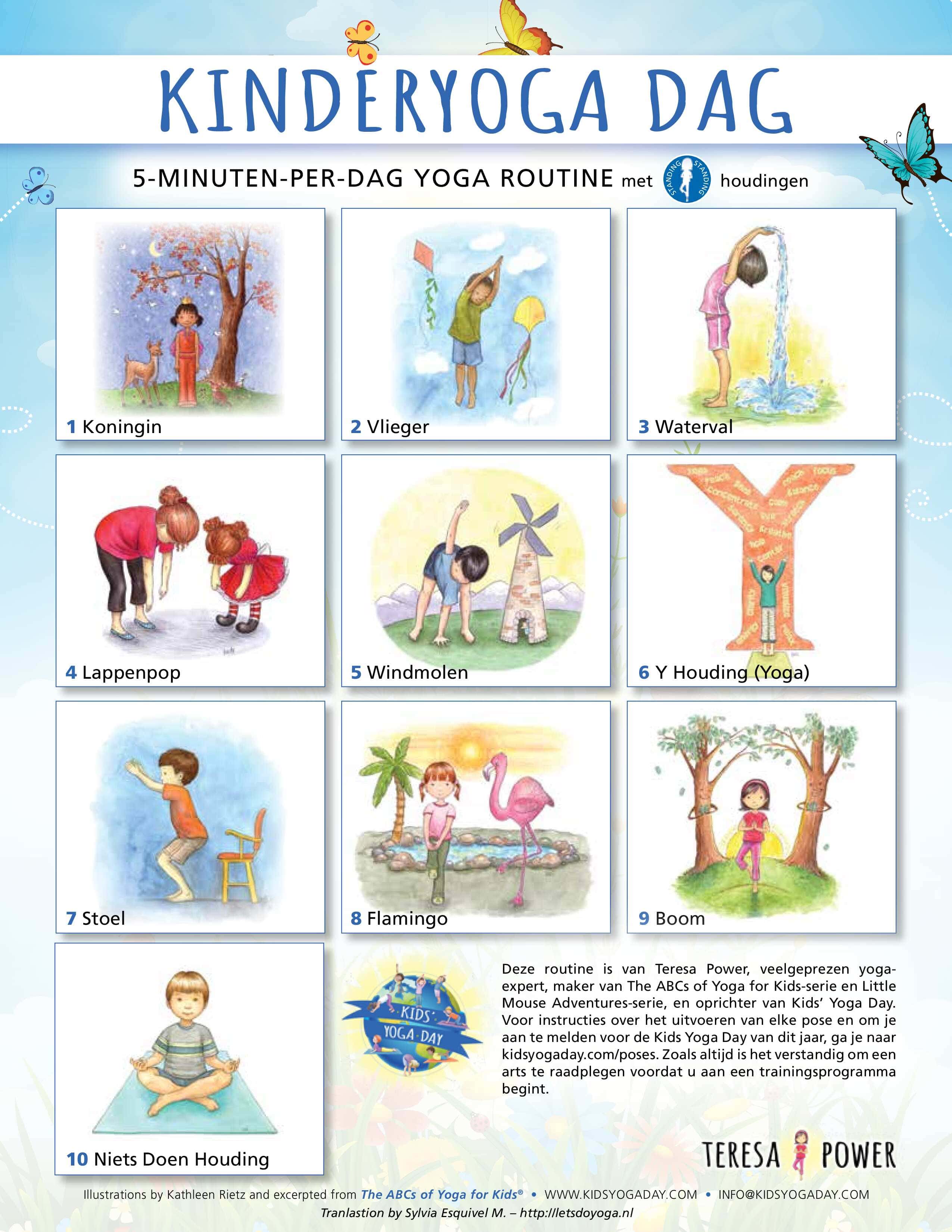 Dutch - Kids' Yoga Day Standing Routine-min