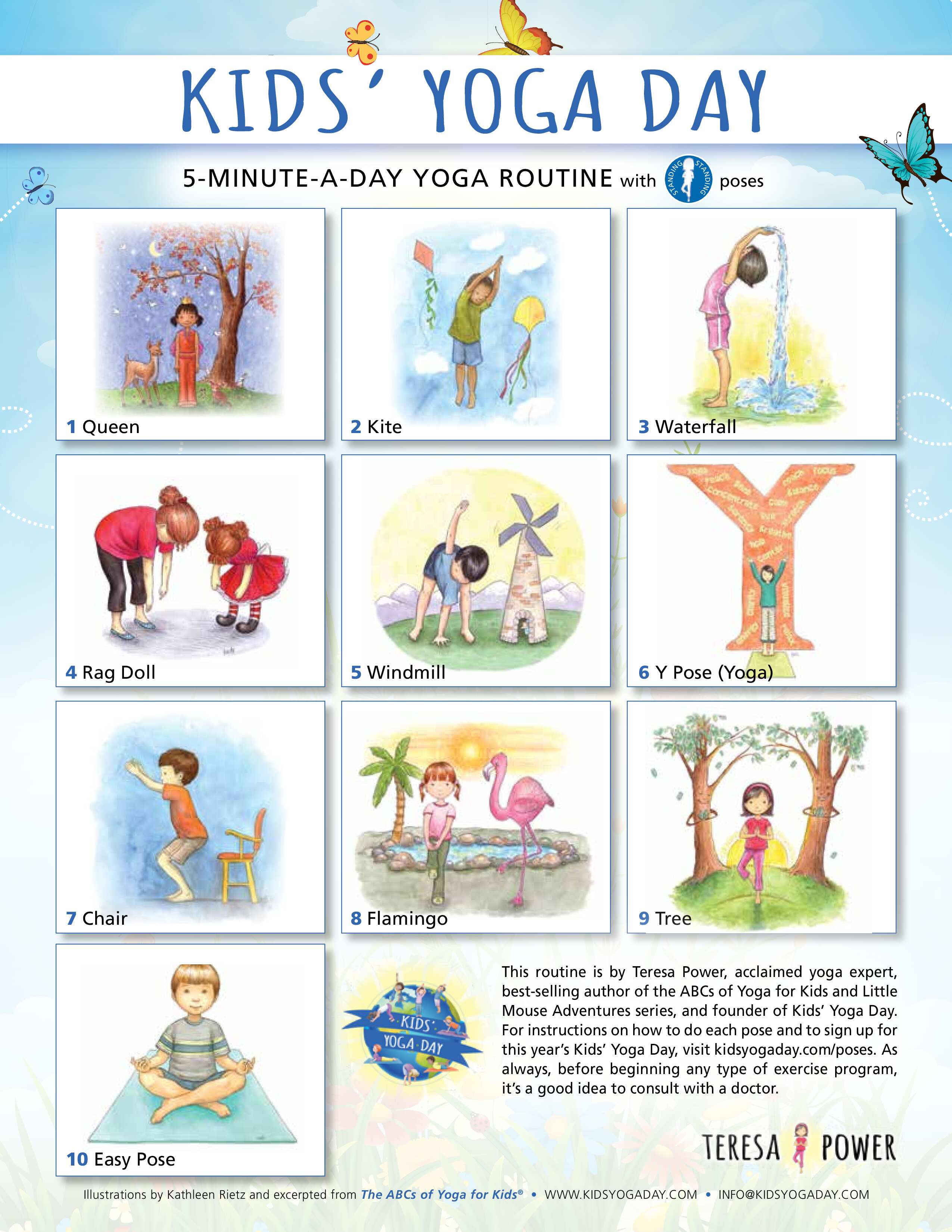 English - Kids' Yoga Day Standing Routine