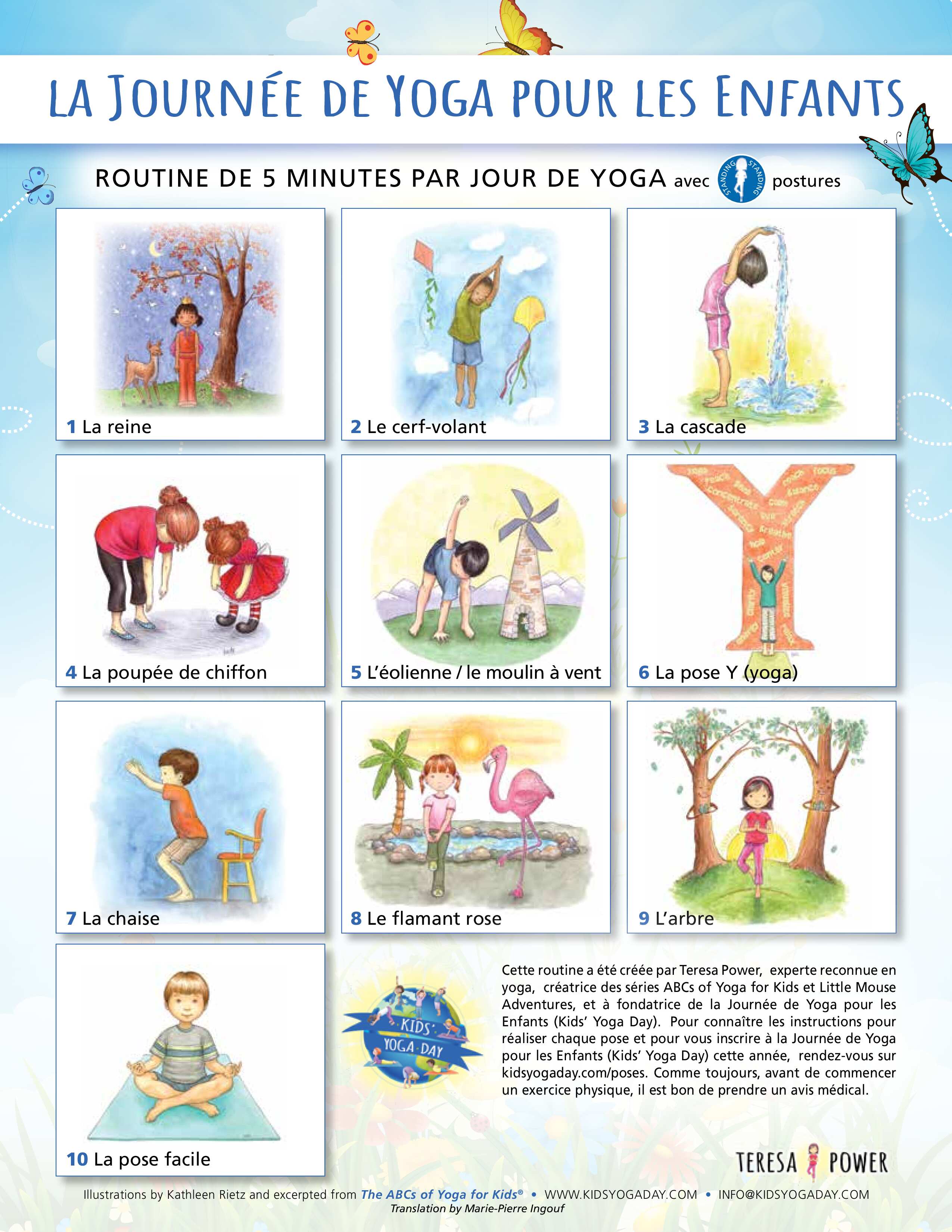 French - Kids' Yoga Day Standing Routine