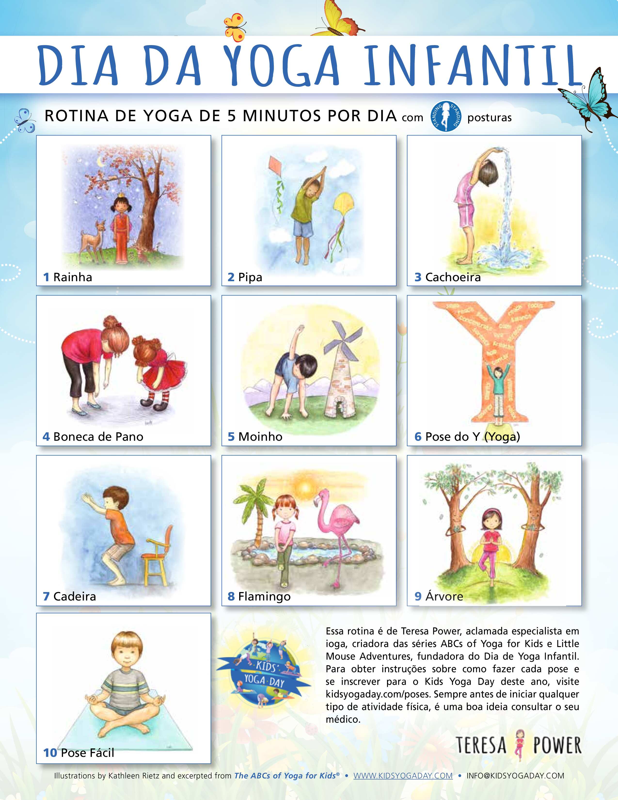 Portuguese - Kids' Yoga Day Standing Routine