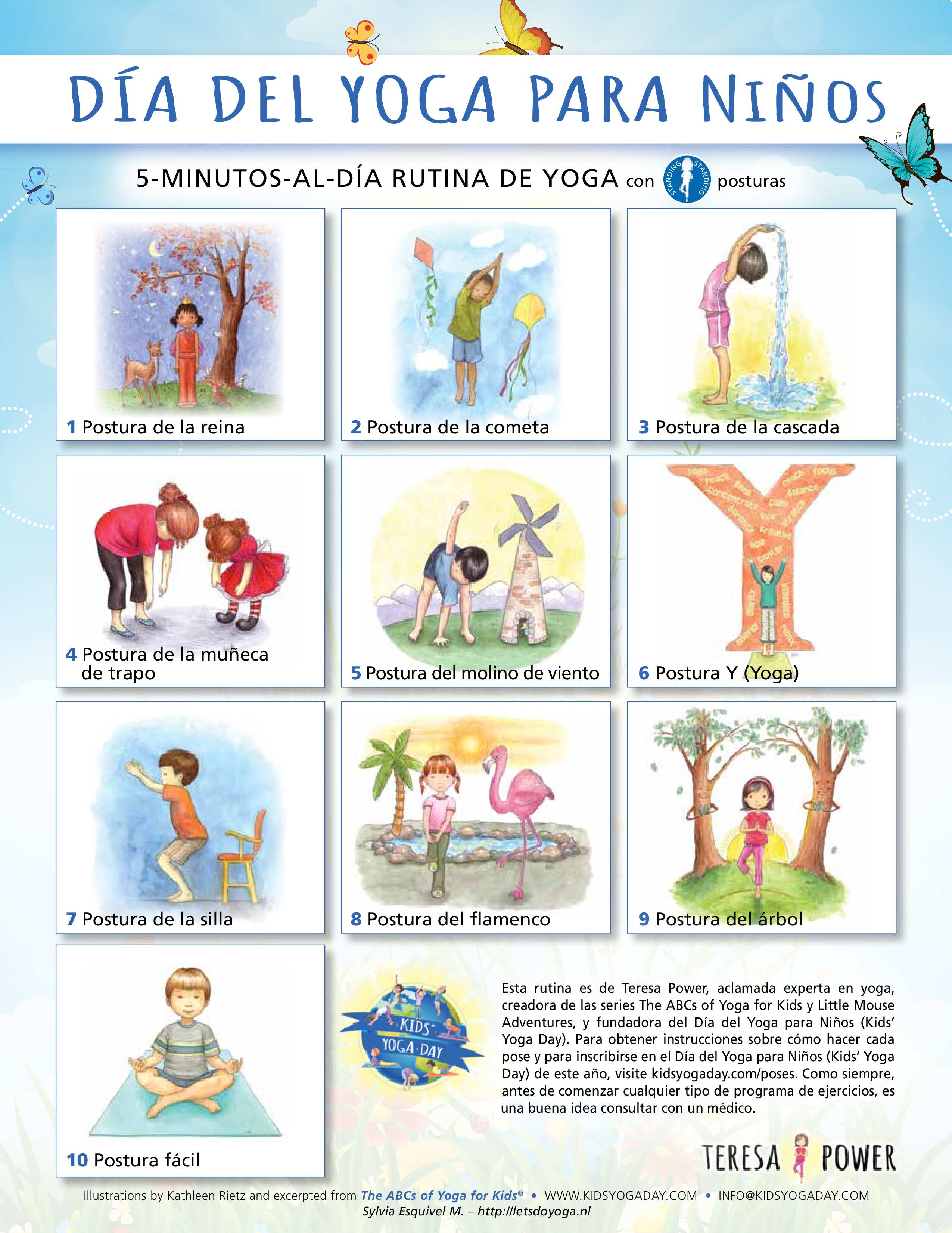 Spanish - Kids' Yoga Day Standing Routine