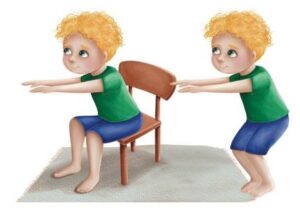Chair Kids' Yoga Pose - Adaptive