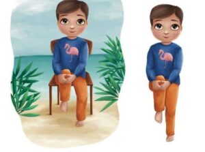 Flamingo Kids' Yoga Pose - Adaptive