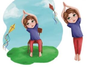 Kite Kids' Yoga Pose - Adaptive