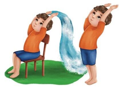 Waterfall Kids' Yoga Pose - Adaptive