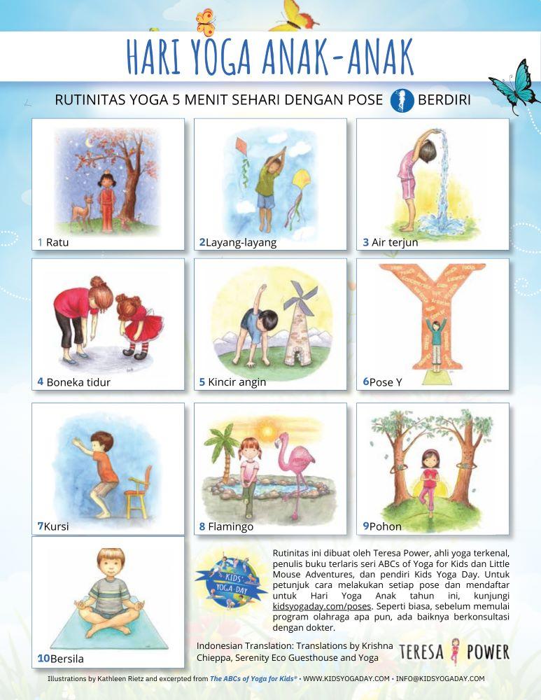 Indonesian - Kids' Yoga Day Standing Routine Hebrew - Kids' Yoga Day Standing Routine Rev